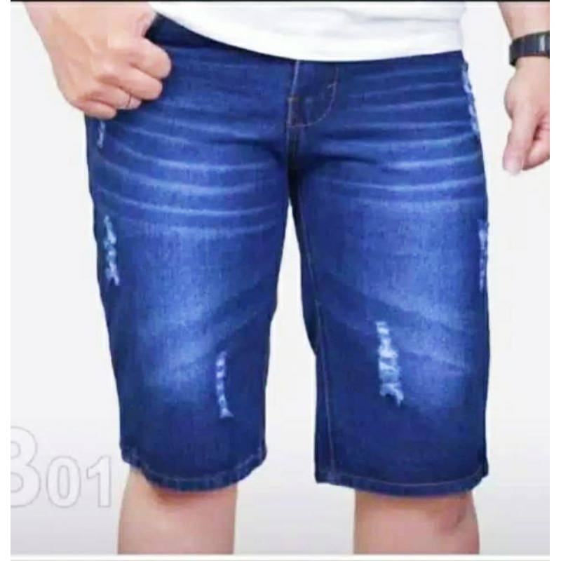 celana pendek jeans pria-jeans pria standar- jeans pria non stread