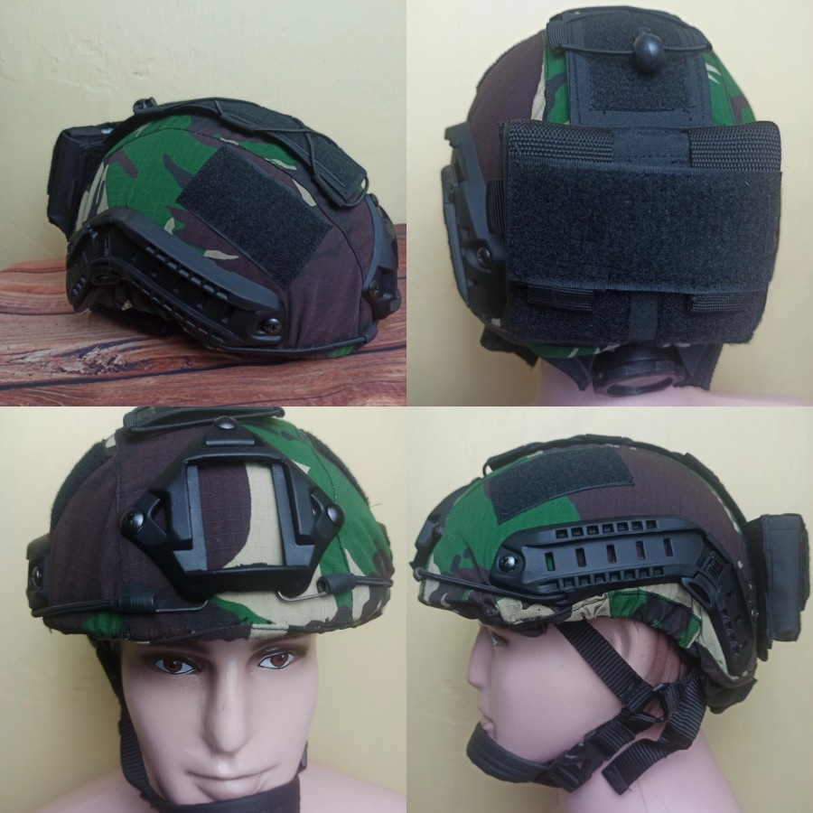 Helm Tactical - Helm Tactical mich 2001 with cover - helm airsoft - loreng