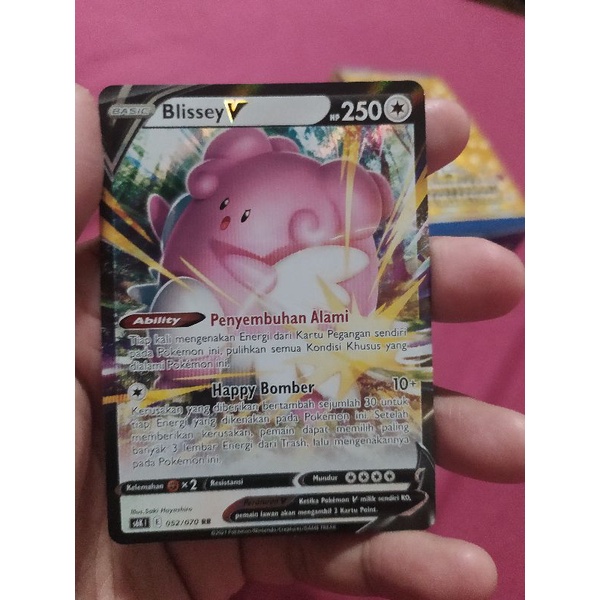 kartu pokemon bahasa Indonesia blissey v rr