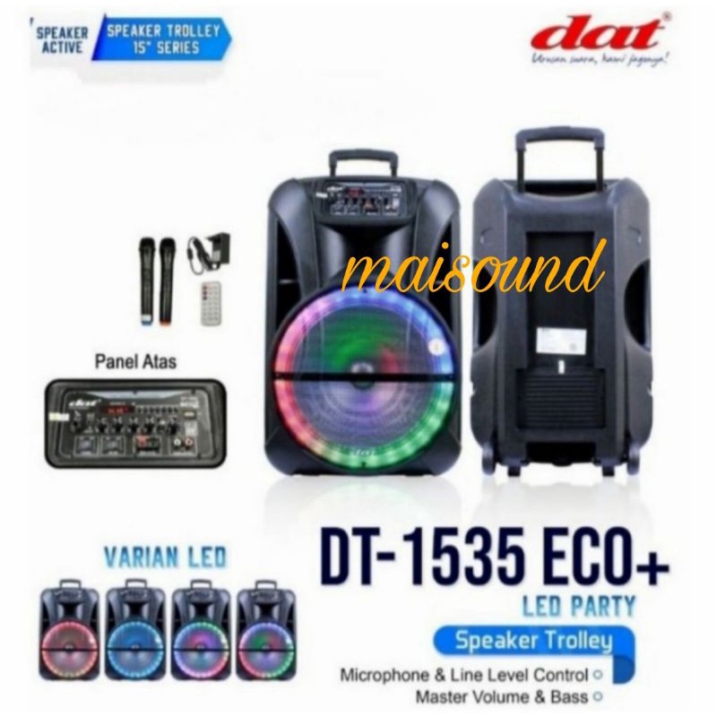 SPEAKER PORTABLE DAT DT1535 15 INCH ORIGINAL DAT DT 1535 ECO 15INCH