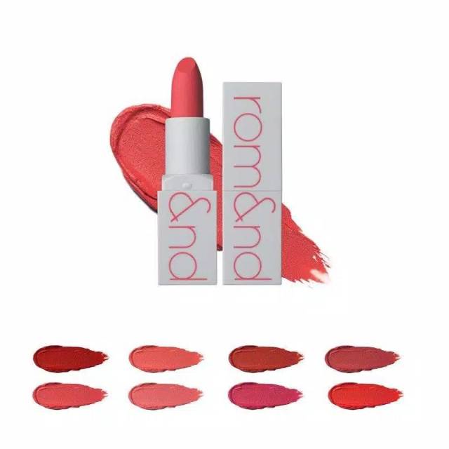 [ PRELOVED ]
Romand Rom&nd Zero Gram Matte Finish Lipstik 3.5gr Long Lasting