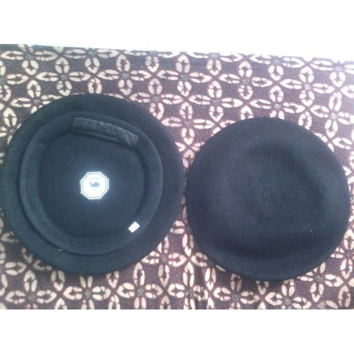 Termurah Topi Baret Hitam Camel