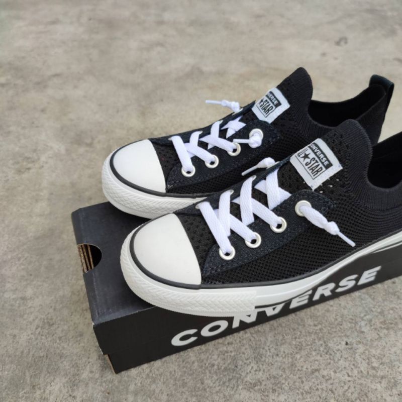 Converse CTAS Shoreline Knit Slip Low "Black"