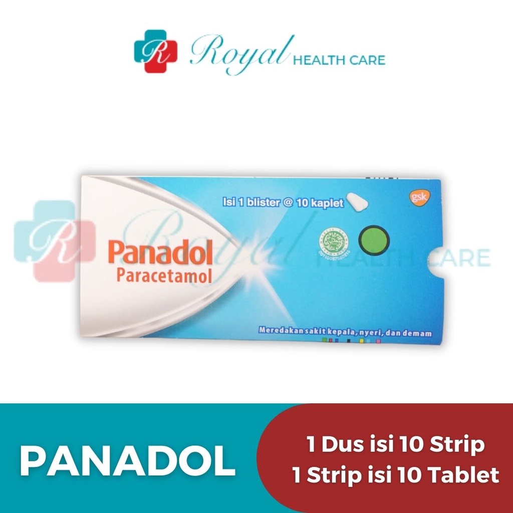 PANADOL KAPLET BIRU 10 TABLET Efektif Menurunkan Demam