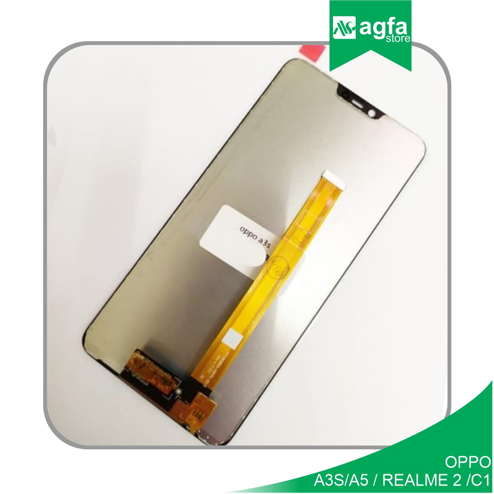 Lcd Fullset Touchscreen TS LAYAR HP Oppo A3S /A5 Realme C1