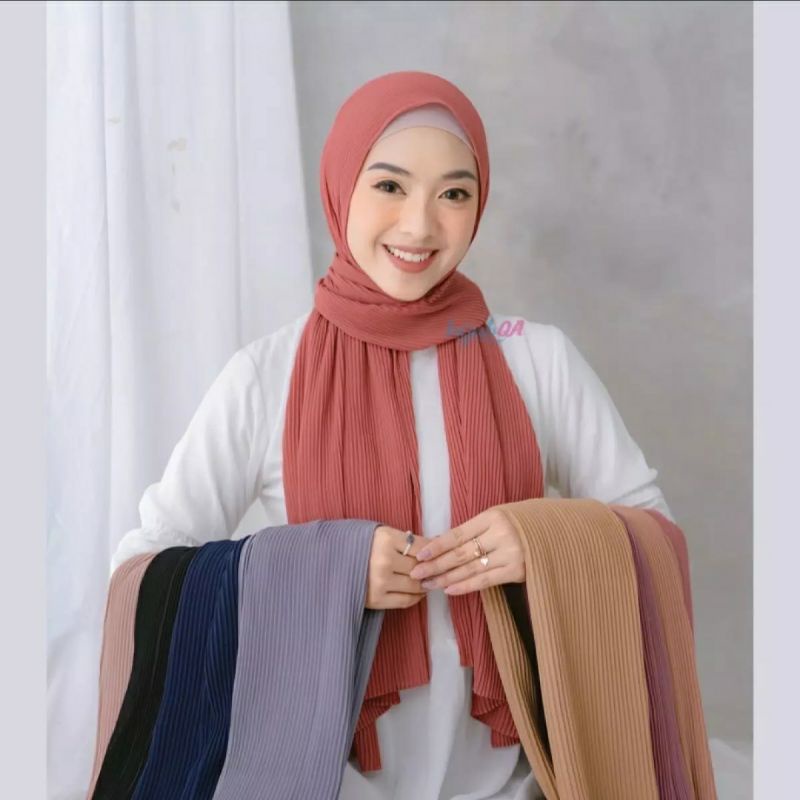 PASHMINA / PASHMINA PLISKET CERUTYBABYDOLL / PASHMINA PLISKET CRINKLE / PASHMINA PLISKET 180X75CM PANJANG