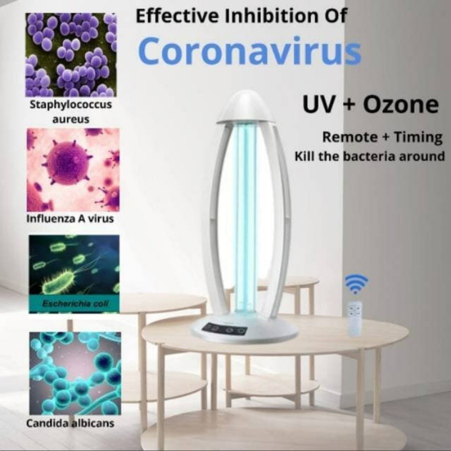 UVC desk Lampu sterilizer Virus bacterial ozone lamp sterilisasi