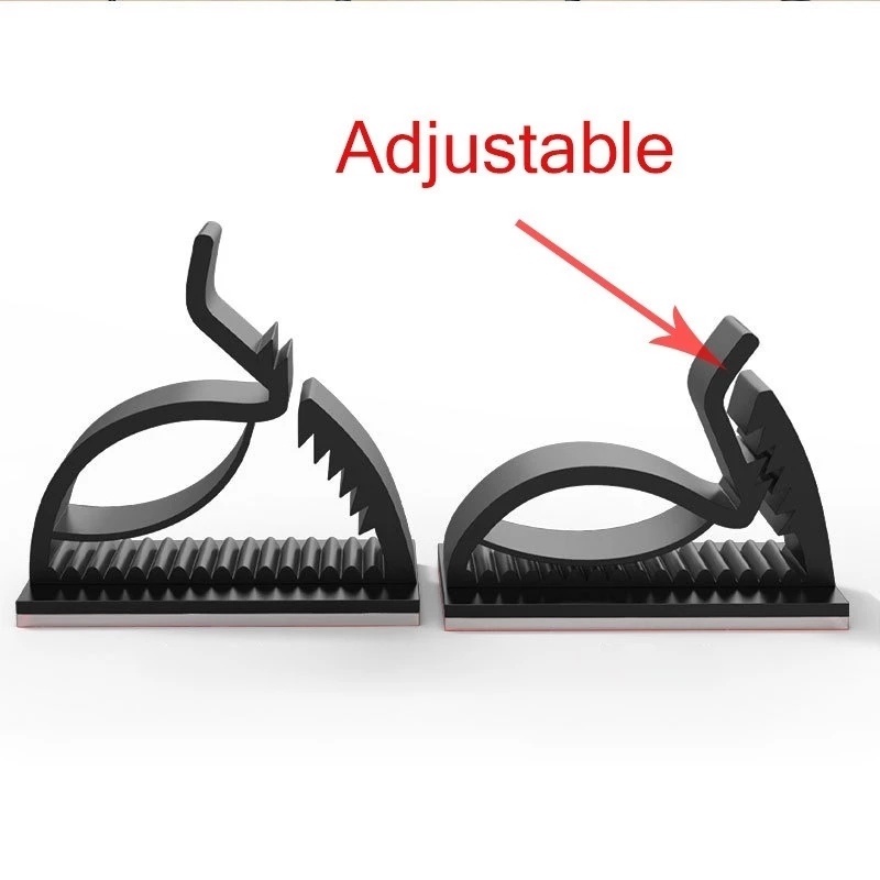Klip Organizer Kabel Komputer / TV / Mobil / Kantor Multifungsi Adjustable