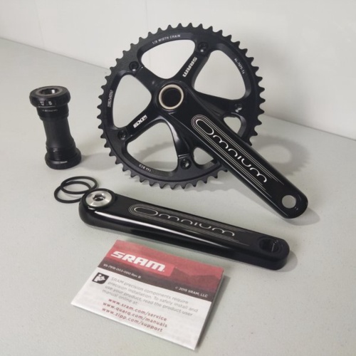 Dijual SRAM Omnium Crankset plus SRAM Bottom Bracket Murah