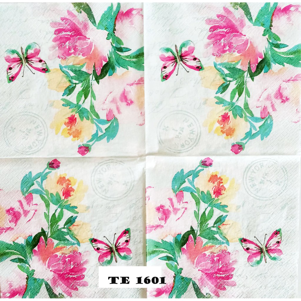 TISU DECOUPAGE EROPAH 33X33 CM TE 1601 TTS