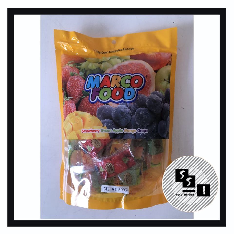 

Permen Jeli Aneka Rasa "Marco Food"/ assorted Jelly Candy/ Permen 500g