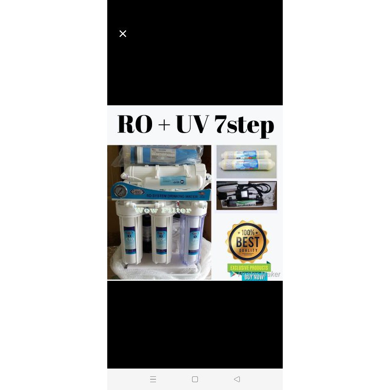 mesin ro 500gpd UV alkaline cisso