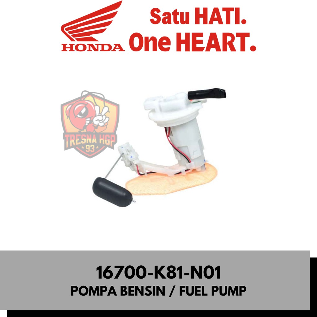 16700-K81-N01 POMPA BENSIN BEAT ESP K81 ORIGINAL | FUEL PUMP 16700K81N01