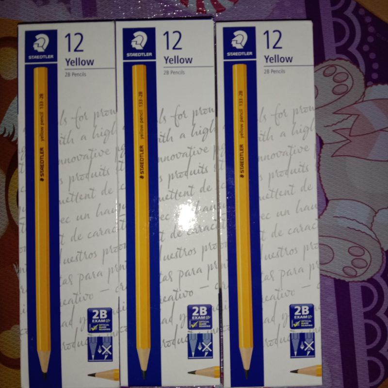 

STAEDTLER 12 YELLOW 2B PENCILS 1PAK ISI12 PCS