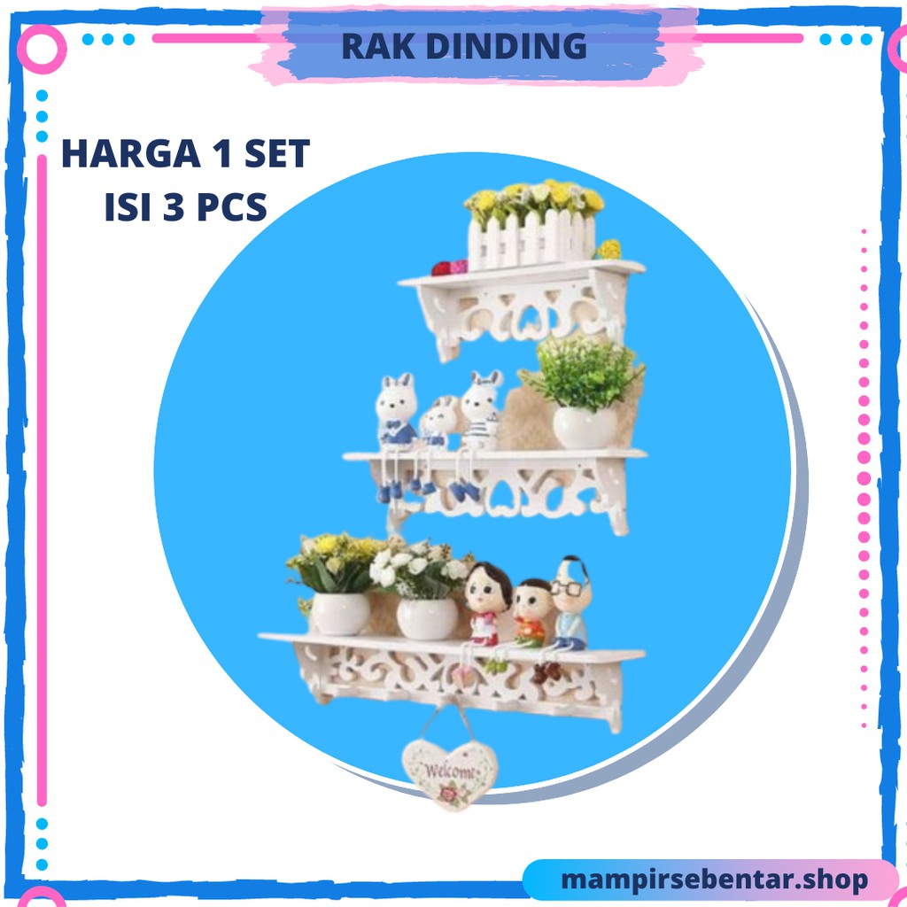 Rak Dinding Minimalis Rak Dinding Vintage Rak Dinding Murah Rak Tembok Rak Tempel DindingTembok WPC 