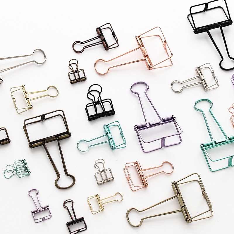 

[DZ] ST493 - Binder Clip / Paper Clip Besi Warna Warni / Penjepit Kertas
