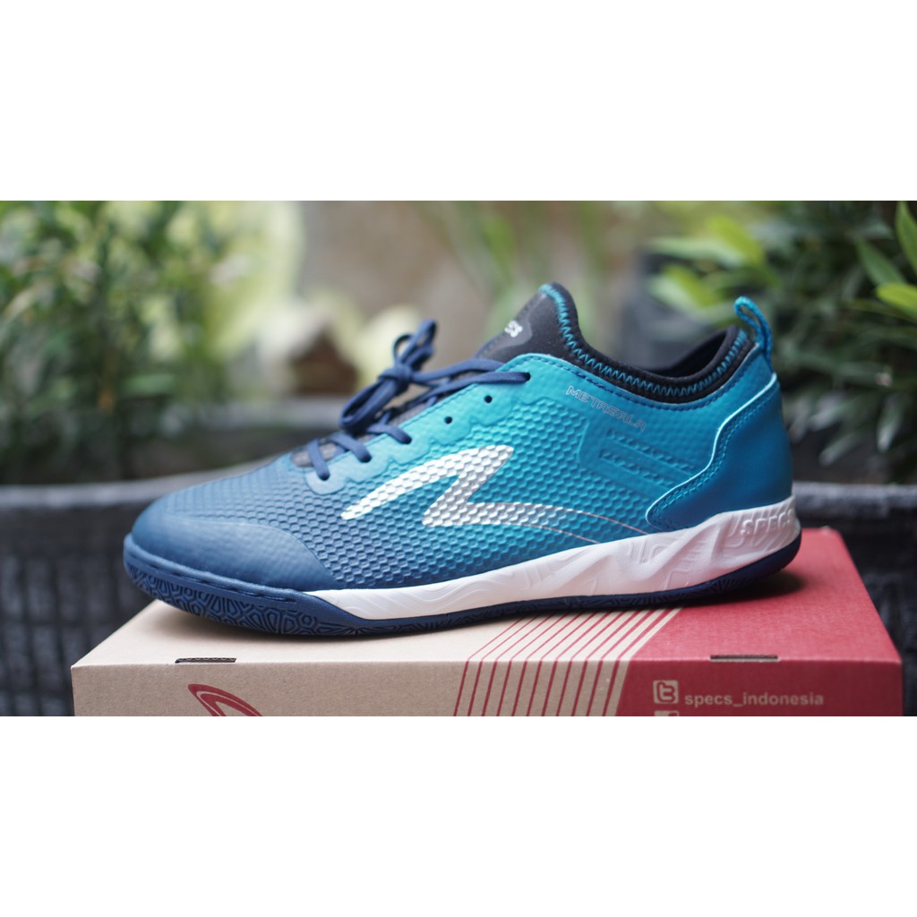 SEPATU FUTSAL SPECS METASALA MUSKETEER - GALAXY BLUE/ROCK BLUE/WHITE