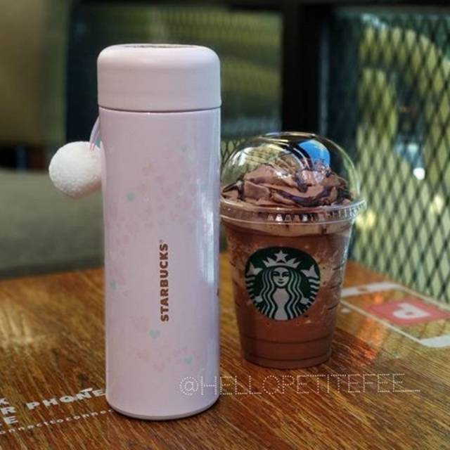 Starbucks Korea SS Valentine's Day Cat Strap Tumbler