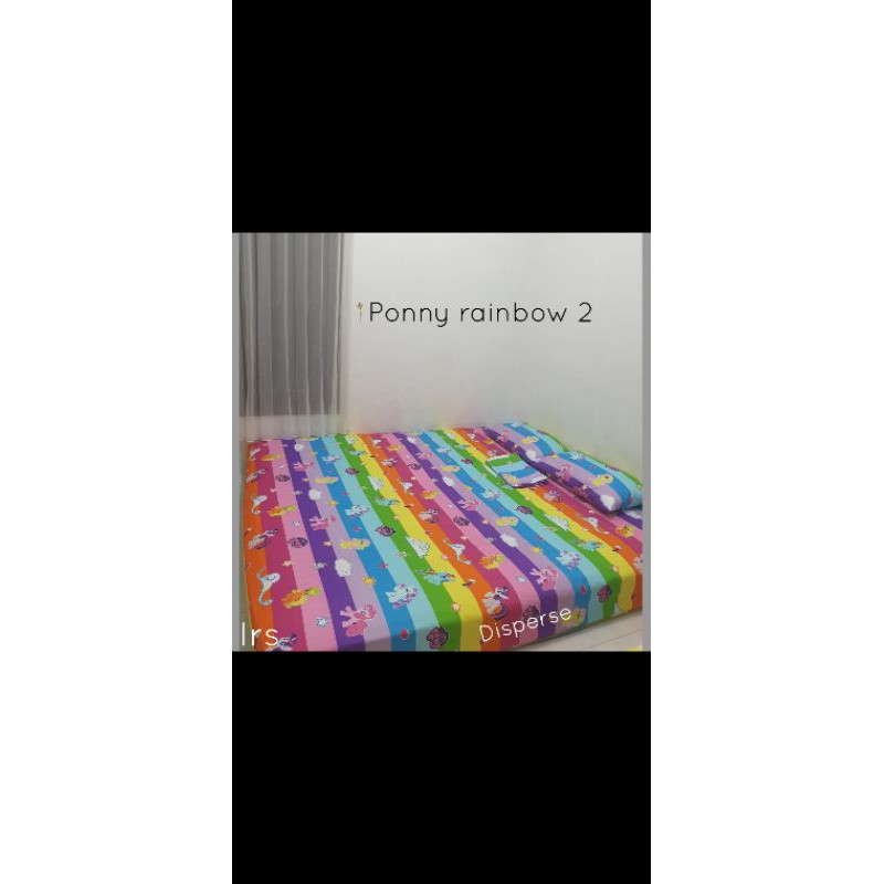 Sprei homemade kartun kudapony 180 dan 160