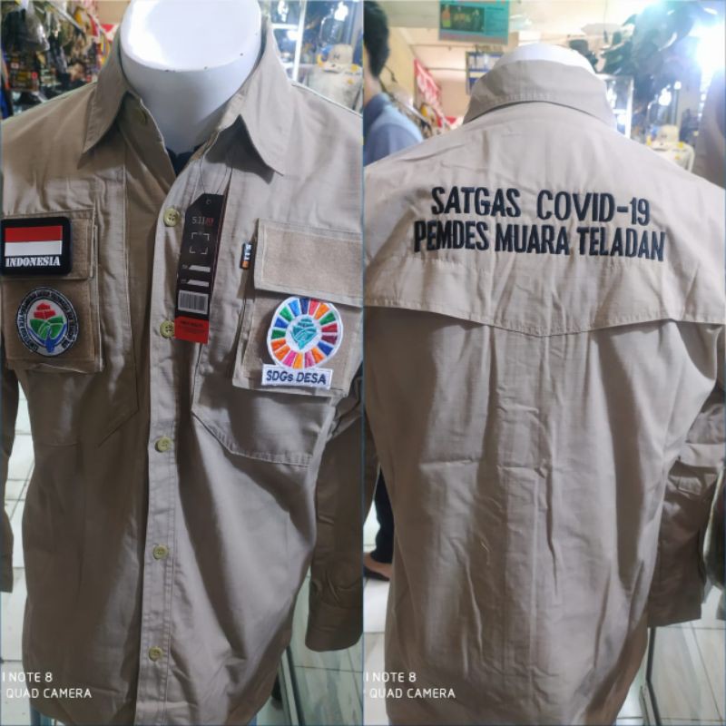 kemeja sdgs tactical#kemeja satgas covid 19