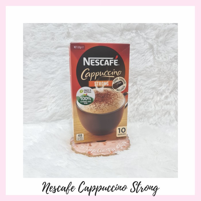 COD Nescafe Cappuccino Strong (import, made in Australia, 10 sachets)