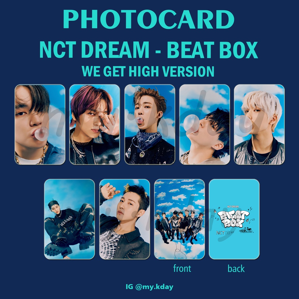 PC-0907, Unofficial Photocard NCT Dream Beat Box: We Get High 2 sisi