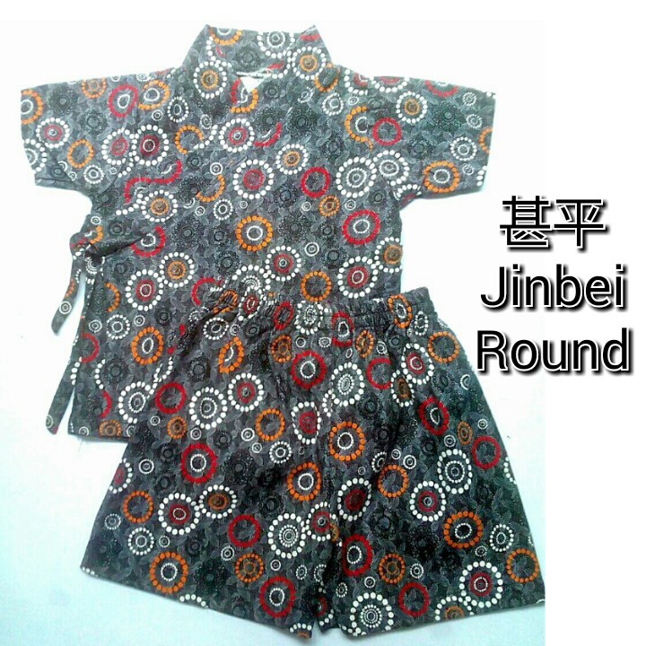 Setelan Anak Jinbei Jepang Kid's XS &amp; S JINBEI BOY GIRL  3-5 TAHUN jinbe jinbey kimono baju musim panas anak jepang setelan