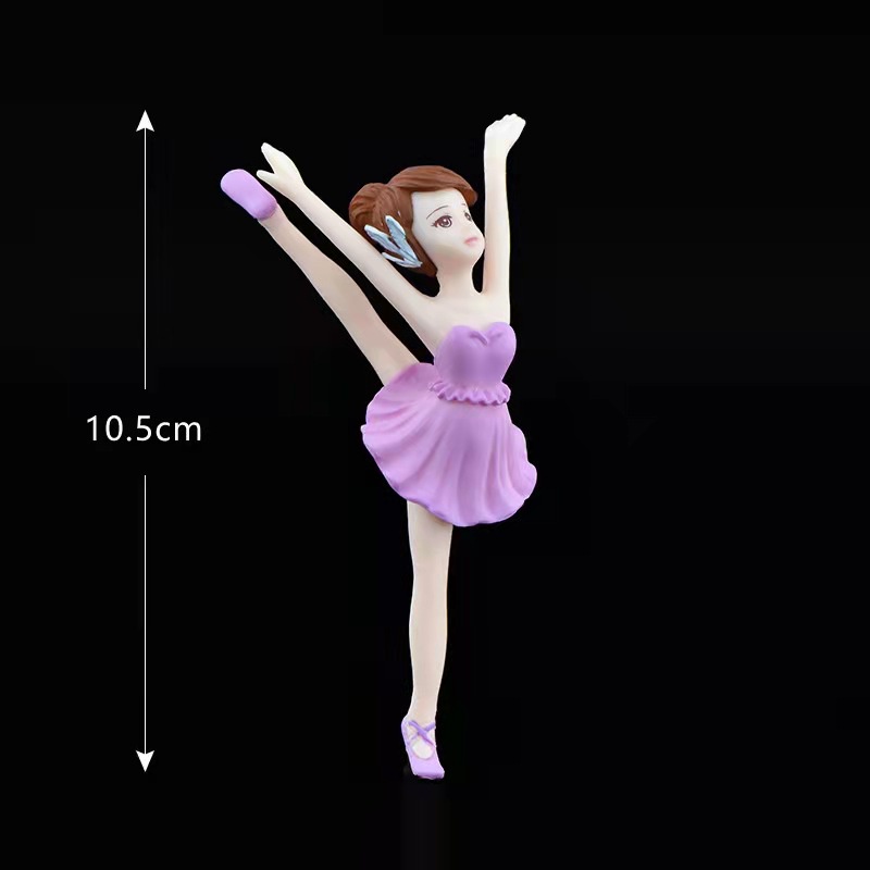 Cake Topper Figure Hiasan Kue Karakter Type Balerina Balet /Pcs