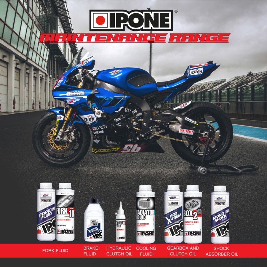 IPONE FORK FLUID 5 SOFT 1L - OLI FORK SHOCK DEPAN GRADE 5