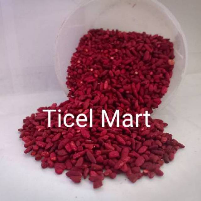 100gr | ASLI BERAS ANGKAK MERAH | RED YEAST RICE | rempah herbal alami bumbu dapur penyedap masakan rempah nusantara indonesia DBD Meningkatkan Trombosit