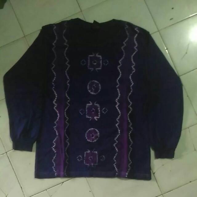 Kaos sasirangan lengan panjang