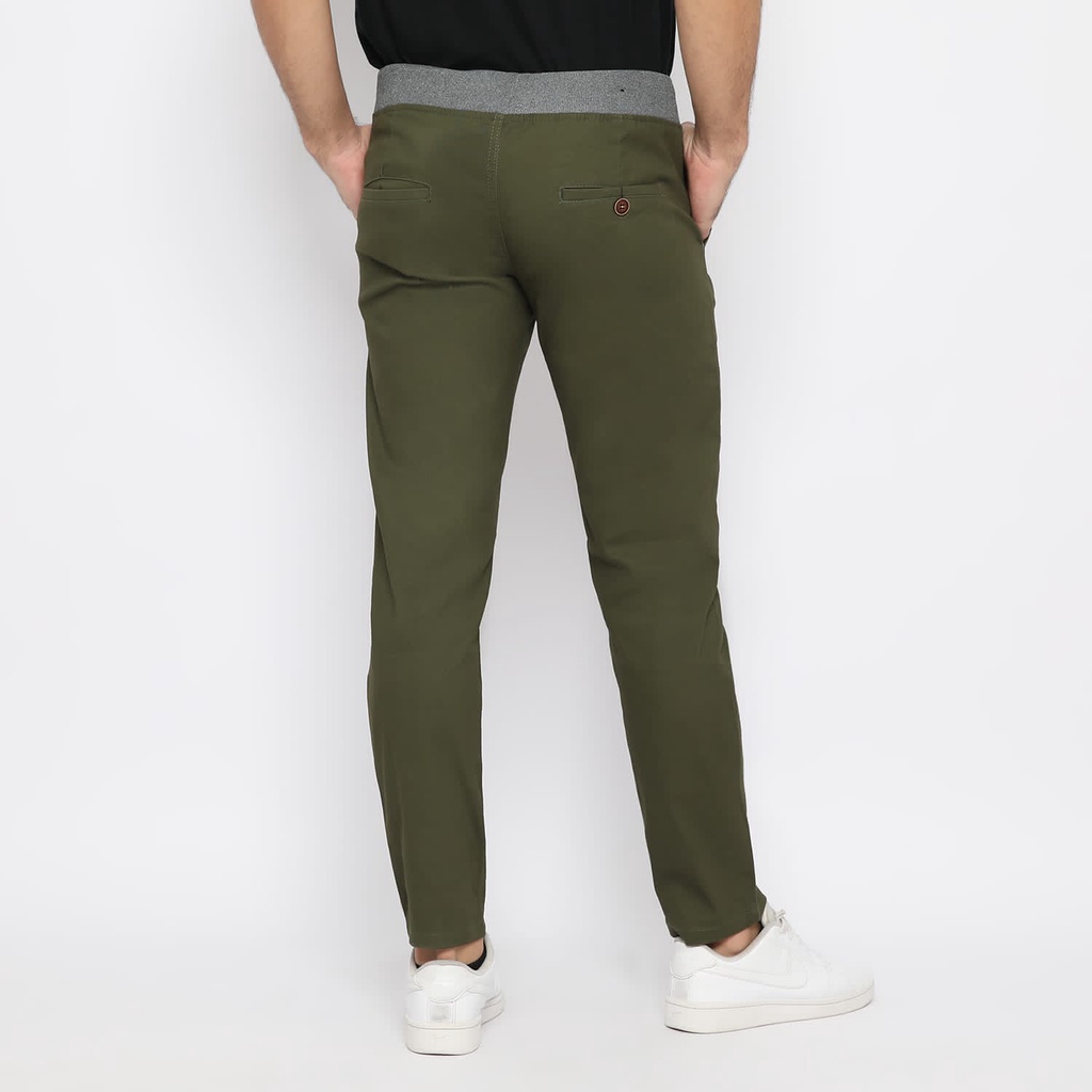 ESCROW CELANA CHINO RIB HIJAU ARMY