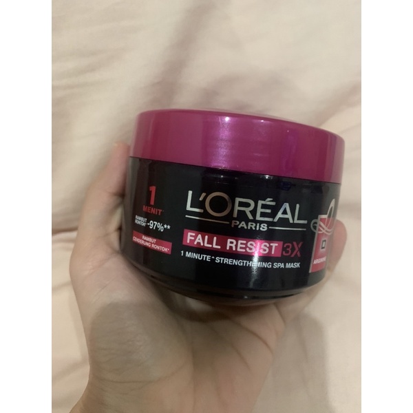 SALE RAMADHAN MURAH LEBAY LOREAL PARIS FALL RESIST HAIR SPA MASK BYE RAMBUT RONTOK DAN KUSAM