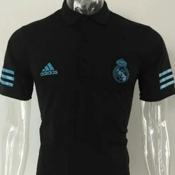 promo kaos polo shirt jersey real madrid away ucl 17/18 grade ori terbaru