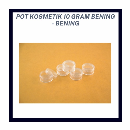 OBRAL MURAH POT KOSMETIK 10 GRAM / KEMASAN MAKEUP TOOLS / SHARE IN JAR TEMPAT CREAM/LIP BALM