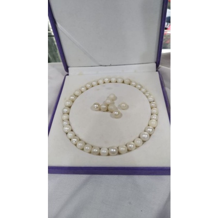 kalung mutiara laut kalung full mutiara air laut bigsize