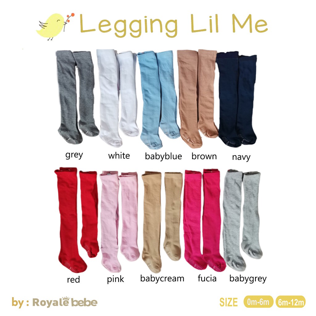 Royale Bebe - Legging Bayi (Legging Polos) Warna Random