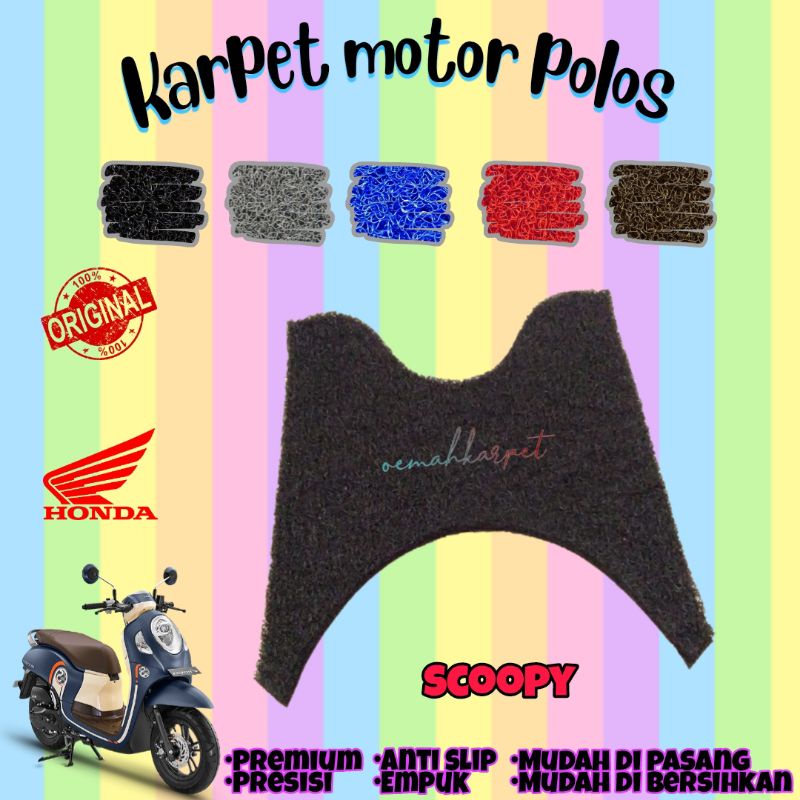 [KARPET MIE POLOS] Karpet Motor Scoopy Polos•Karpet Mie Scoopy Polos