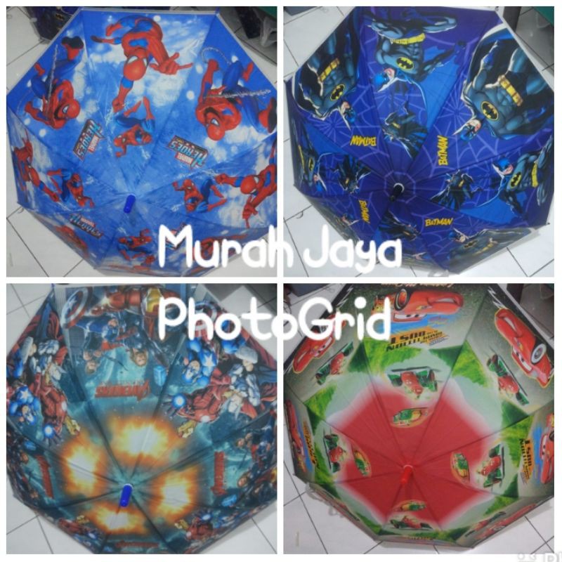 Payung Anak Karakter Murah Free Packing Dus