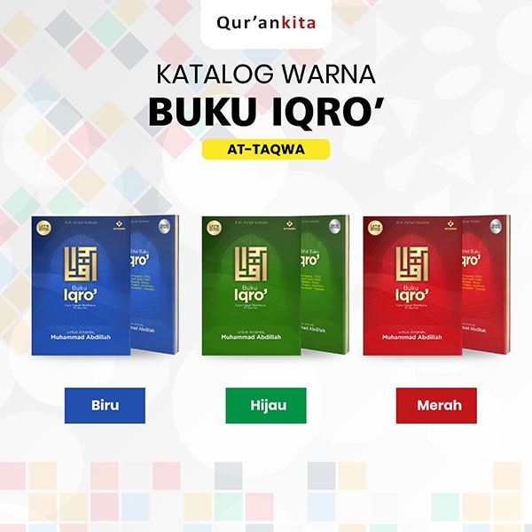 Buku Iqro Milenial | At-Taqwa | Gratis Custom Nama