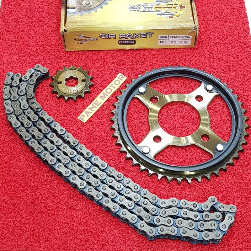 GEAR SET GEAR GIR RANTAI RODA CB150R CB 150 R STREETFIRE BEST QUALITY