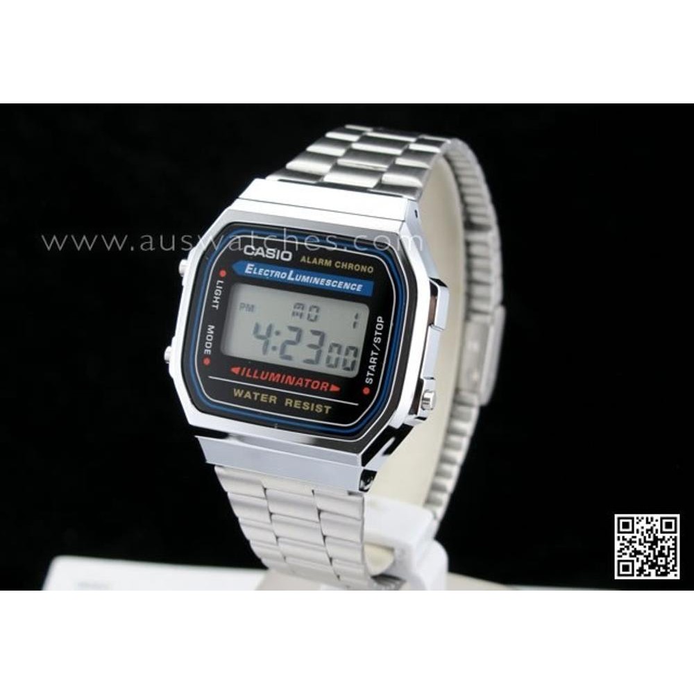 Jam Tangan Casio Original Wanita A 168WA 1