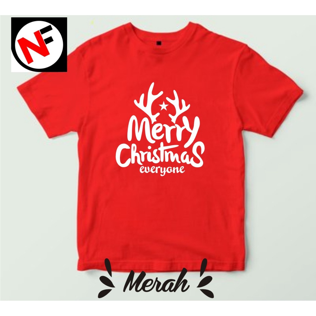 KAOS ANAK ANAK/KAOS NATAL TANDUK/KAOS TEMA NATALAN
