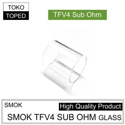 Kaca Smokx TFV4 SUB OHMx Tank Replacement warna glass clear