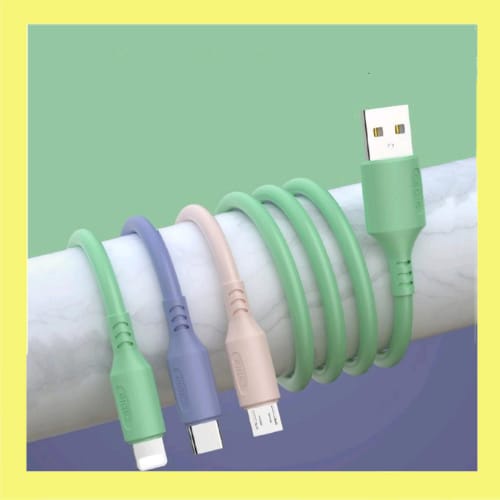 Kabel data Macaron Kabel Data Charger Micro USB 2A 1M Fast Charging micro - type c