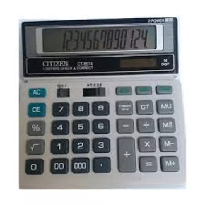 

Alat Menghitung Kalkulator CT-8614 CITIZEN 14 Digit Termurah