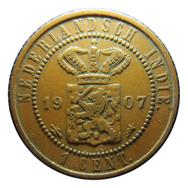 Koin 1 cent tahun 1907