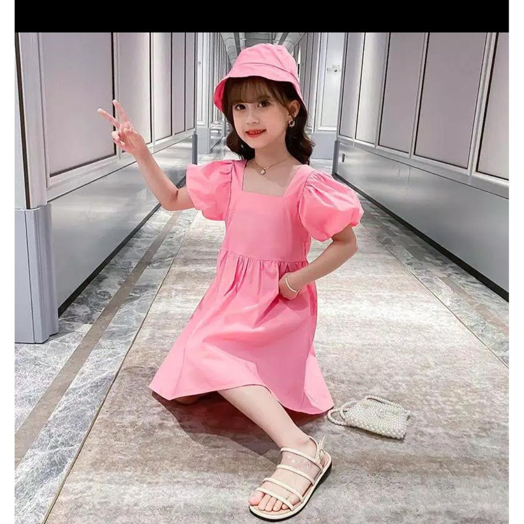 607#dress casual/dress anak casual/dress murah