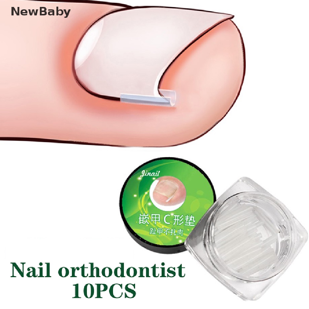 NewBaby 10 Piece Ingrown Pads Nail Groove Orthopedic Pads Nail Correction Devices Foot ID