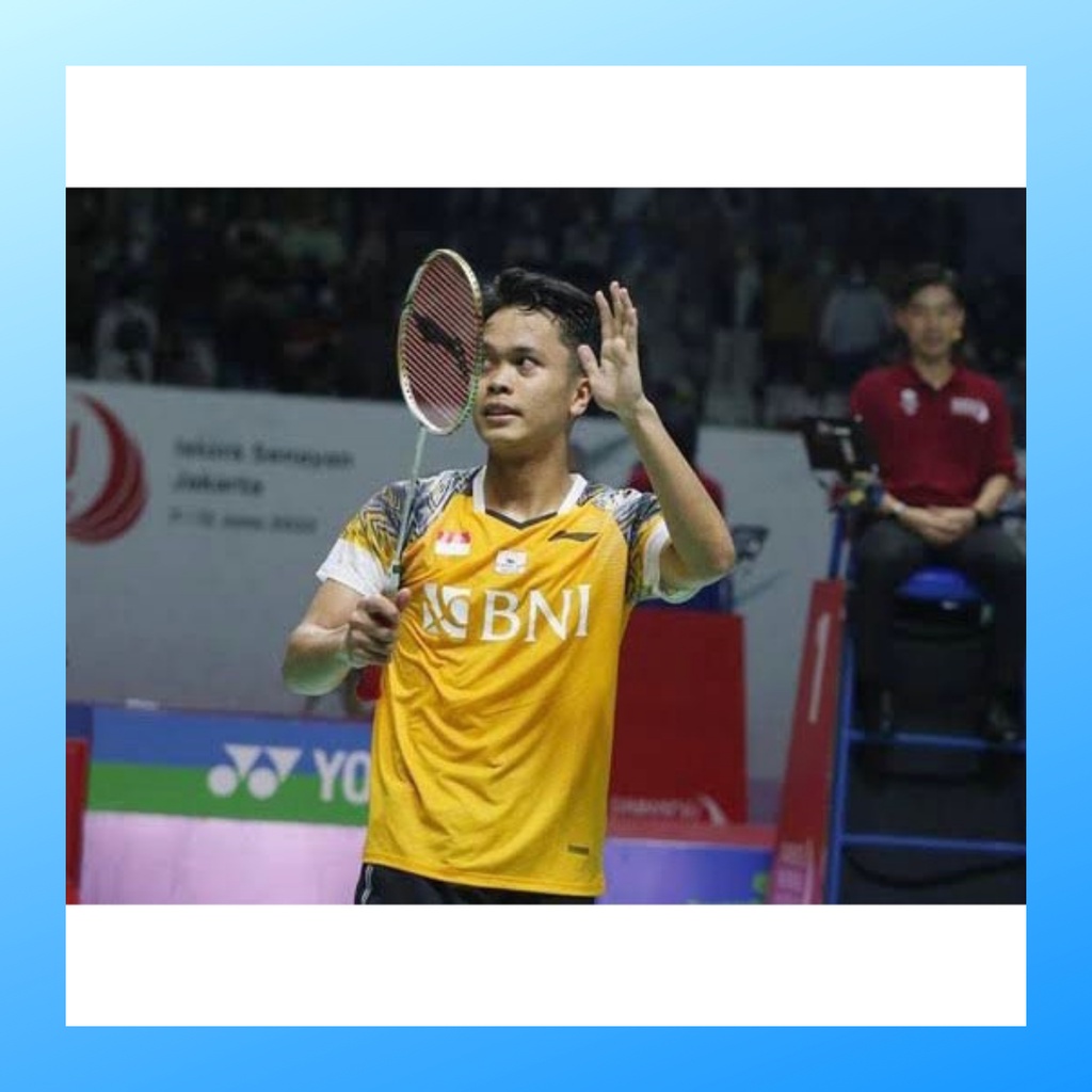 Kaos bulutangkis pria baju badminton atasan jersy wanita dewasa t-shirt outfit seragam kostum jersey olahraga casual suit pakaian jarsey oblong apparel sports jersi sudirman thomas uber cup bulu tangkis L158 kuning polos